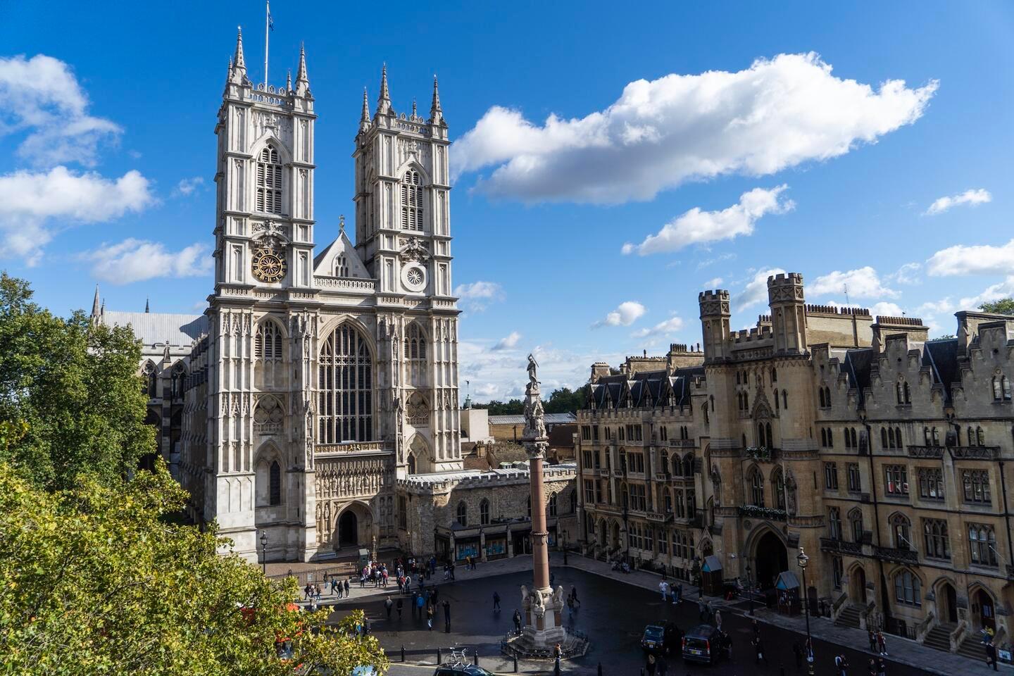 Student Accommodation in Westminster, London - Westminster Abbey on a clear day