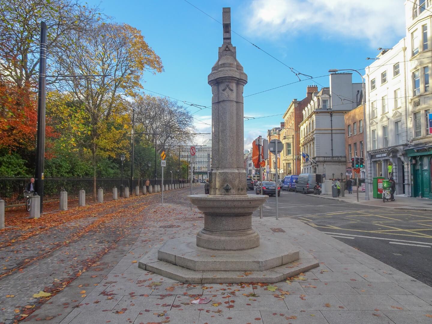 Student Accommodation in Dublin City Centre, Dublin - The Lady Grattan Memorial Fountain in St Stephen's Green