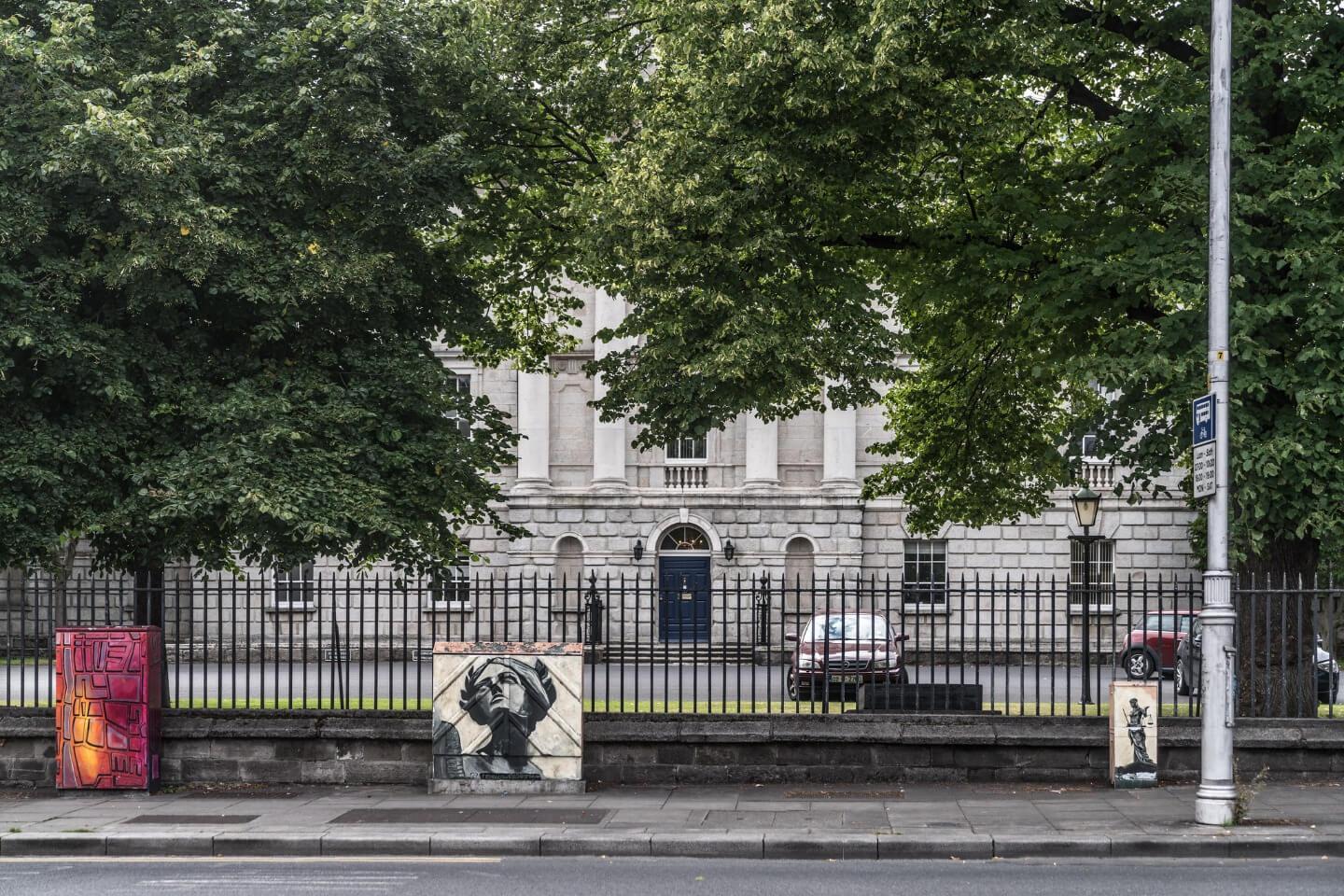 Student Accommodation in Stoneybatter, Dublin - street art in front of Blackhall Place