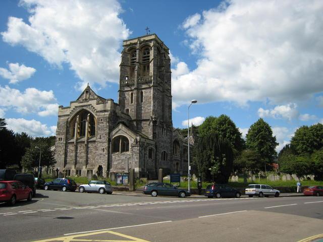 Student Accommodation in St Davids, Exeter - St David's Church on a cloudy day