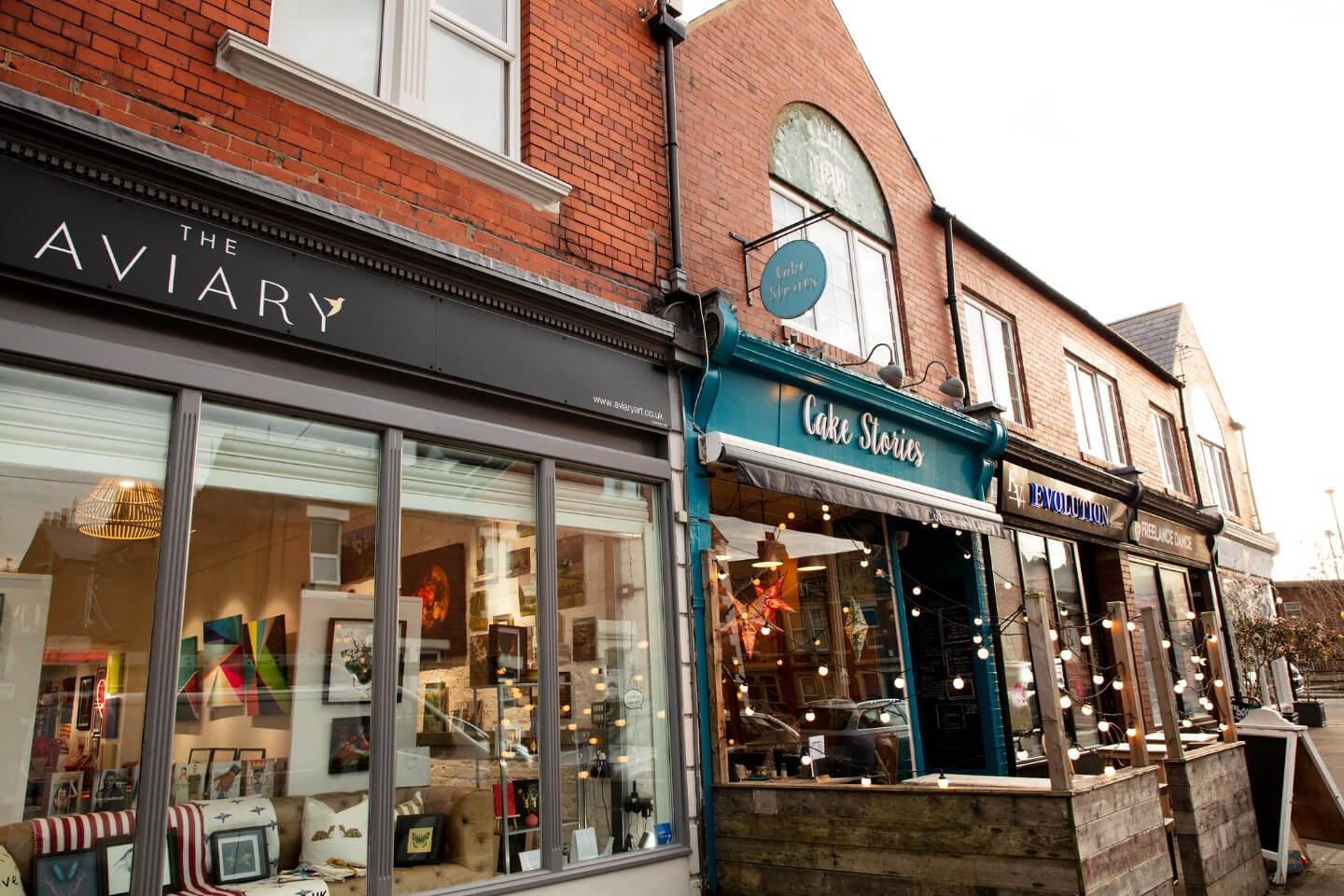Student Accommodation in Jesmond, Newcastle - shops on Brentwood Avenue
