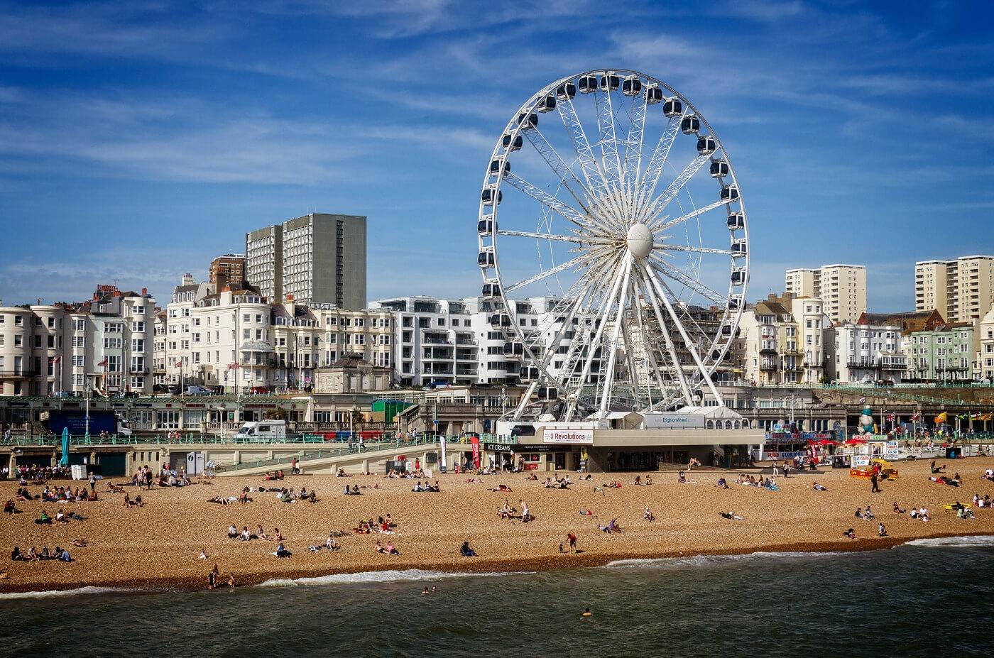 Student Accommodation in Brighton City Centre, Brighton - the Brighton Wheel on a sunny day