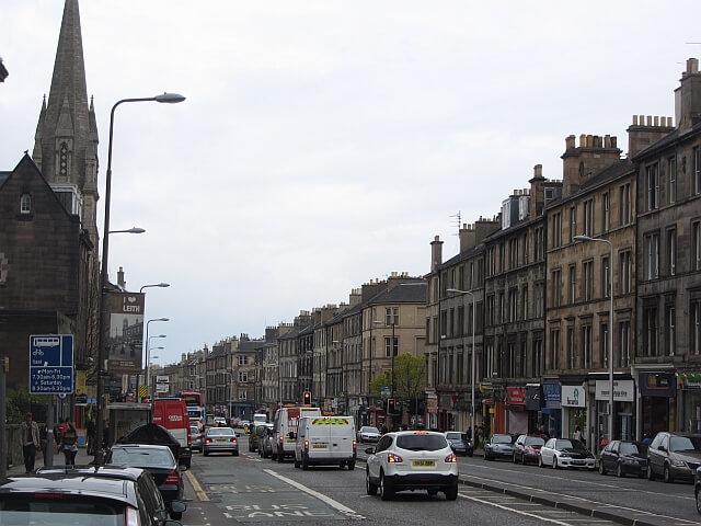 Student Accommodation in Leith Walk, Edinburgh - view down Leith Walk