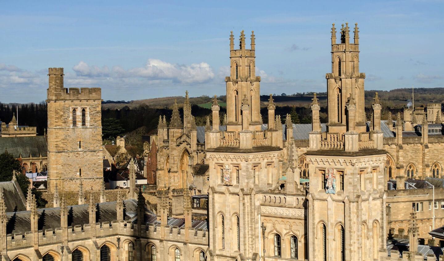 Student Accommodation in Oxford city centre, Oxford - spires in Oxford on a sunny day