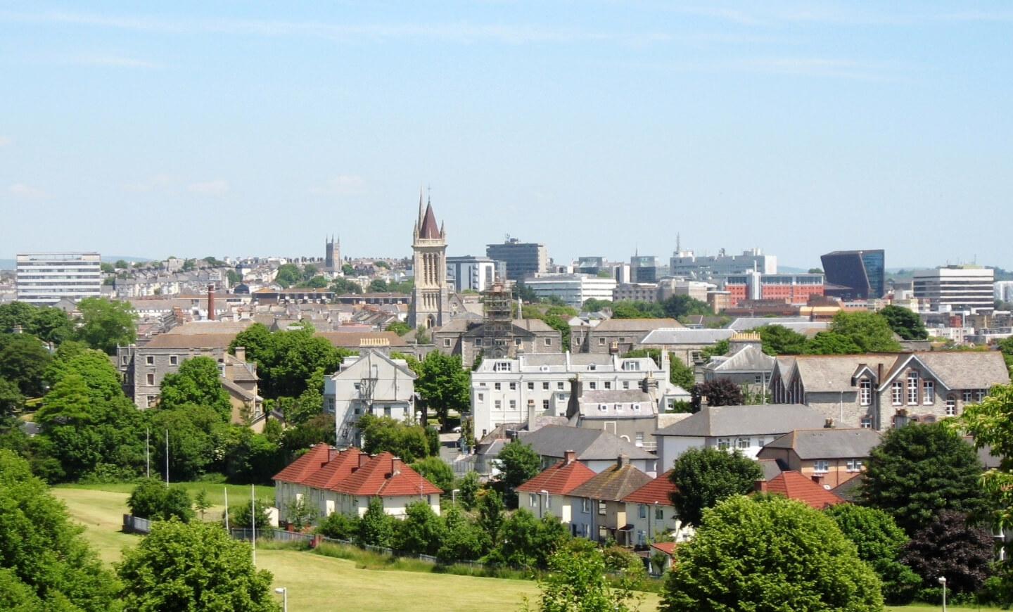Student Accommodation in Stoke, Plymouth - Plymouth skyline