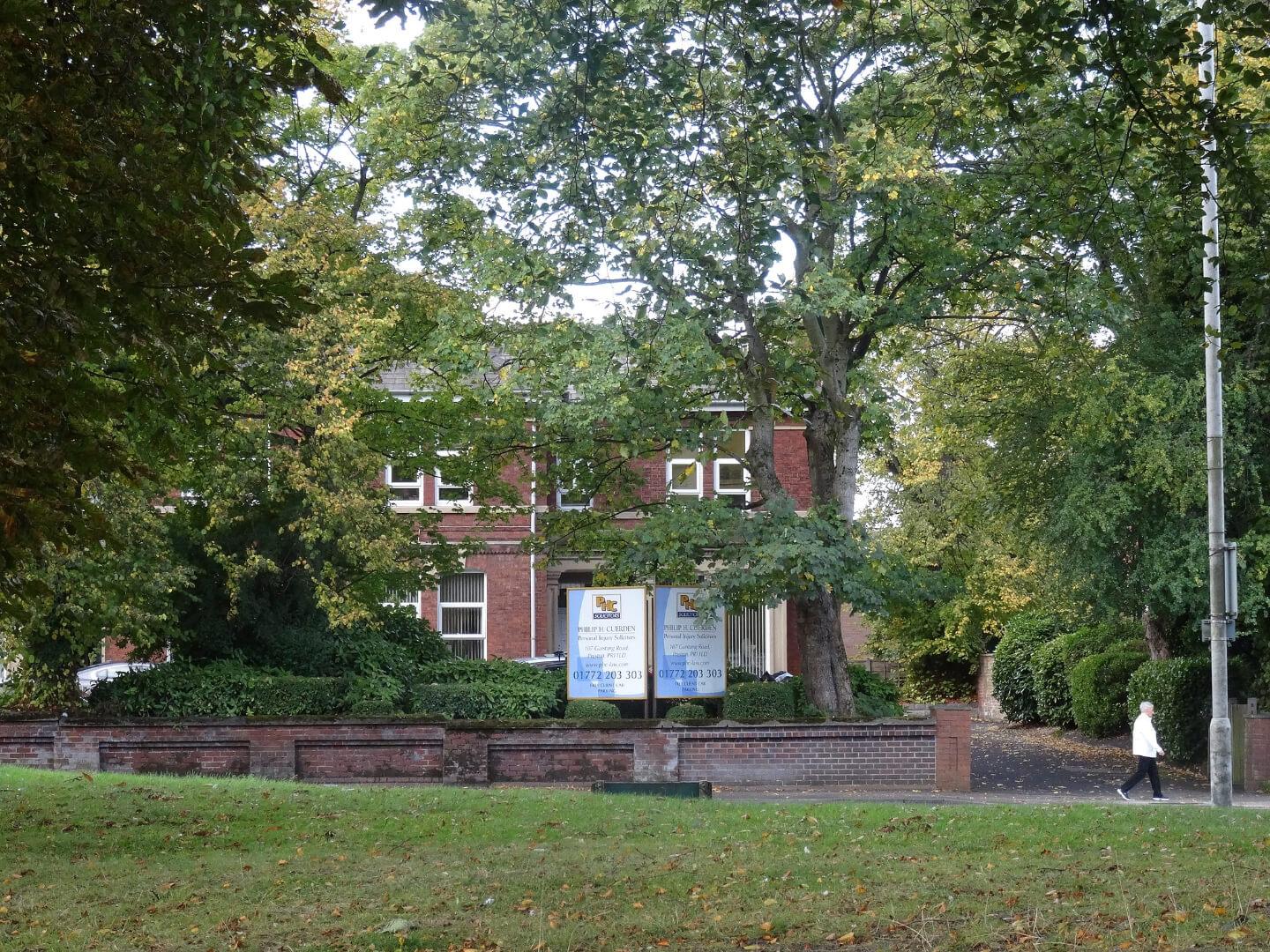 Student Accommodation in Plungington, Preston - looking out East from Moor Park across to Garstang Road